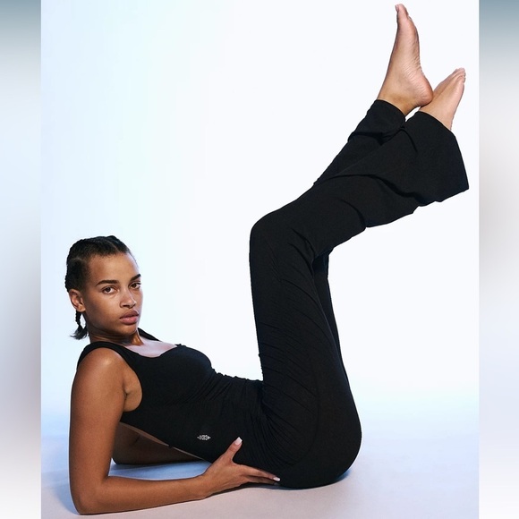 FP Movement by Free People Black Flare Jumpsuit - Picture 1 of 6